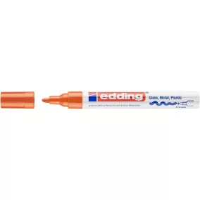 Lakkmarker, 2-4 mm, EDDING "750", narancssárga