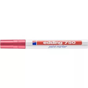 Lakkmarker, 2-4 mm, EDDING "750", piros