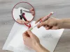 Lakkmarker, 2-4 mm, EDDING "750", piros