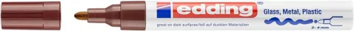 Lakkmarker, 2-4 mm, EDDING "750", barna
