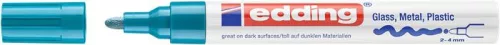 Lakkmarker, 2-4 mm, EDDING "750", világoskék
