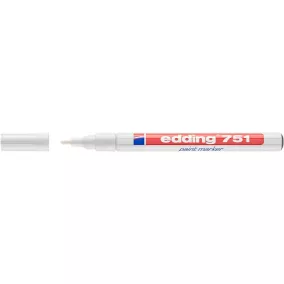 Lakkmarker, 1-2 mm, EDDING "751", fehér