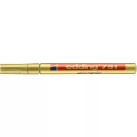 Lakkmarker, 1-2 mm, EDDING "751", arany