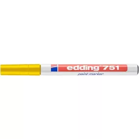 Lakkmarker, 1-2 mm, EDDING "751", sárga