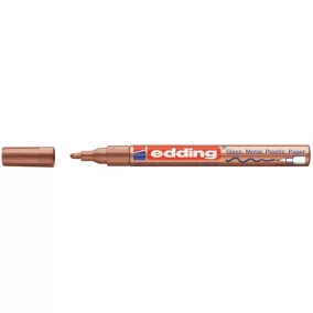 Lakkmarker, 1-2 mm, EDDING "751", vörösréz