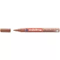 Lakkmarker, 1-2 mm, EDDING "751", vörösréz