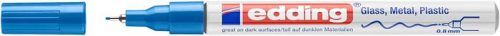 Lakkmarker, 0,8 mm, EDDING "780", kék