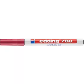 Lakkmarker, 0,8 mm, EDDING "780", piros