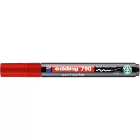 Lakkmarker, 2-3 mm, PCR, EDDING "790", piros