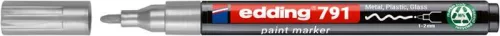 Lakkmarker, 1-2 mm, PCR, EDDING "791", ezüst