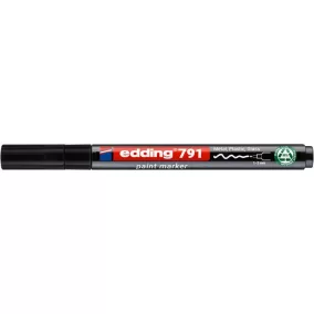 Lakkmarker, 1-2 mm, PCR, EDDING "791", fekete