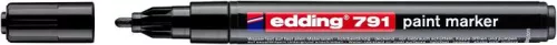 Lakkmarker, 1-2 mm, EDDING "791", fekete