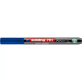 Lakkmarker, 1-2 mm, PCR, EDDING "791", kék