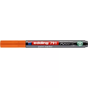 Lakkmarker, 1-2 mm, PCR, EDDING "791", narancs