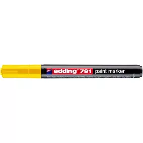 Lakkmarker, 1-2 mm, PCR, EDDING "791", sárga