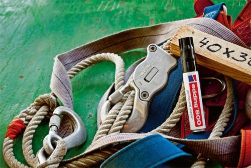 Alkoholos marker, 4-12 mm, vágott, EDDING "800", fekete