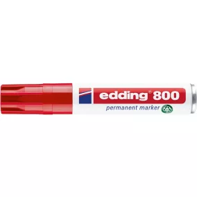   Alkoholos marker, 4-12 mm, vágott, EDDING "800", piros