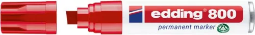 Alkoholos marker, 4-12 mm, vágott, EDDING "800", piros