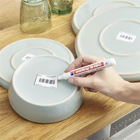 Etikett eltávolító marker, 4 mm, vágott, EDDING "8180"