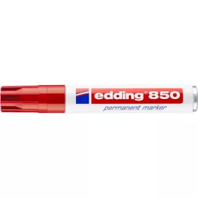   Alkoholos marker, 5-16 mm, vágott, EDDING "850", piros