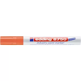 Lakkmarker, 2-4 mm, EDDING, "8750", narancssárga