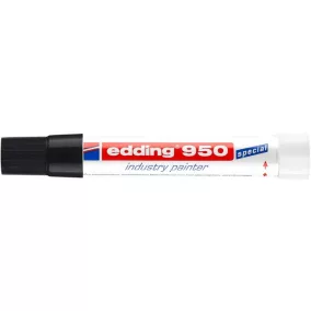   Jelölő marker, 10 mm, kúpos, EDDING "950", fekete