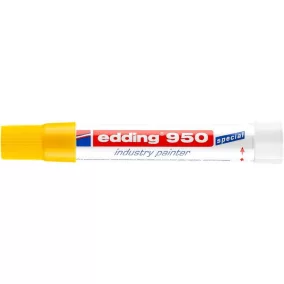   Jelölő marker, 10 mm, kúpos, EDDING "950", sárga