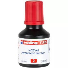   Utántöltő alkoholos markerhez, EDDING "T25", piros