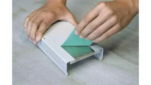 Maszkolószalag, 66m x 30mm, PET, TESA "50600", zöld