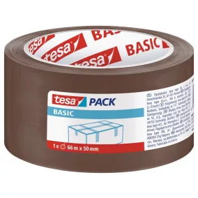   Csomagolószalag, 50 mm x 66 m, TESA "Basic", barna
