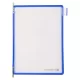 Bemutatótábla A5, álló, felül nyitott, DJOIS, kék