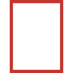   Bemutató keret, mágneses, A4, DJOIS "Magneto PRO", piros