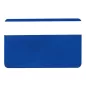 Logisztikai zseb, öntapadó, 100×60 mm, PVC, DJOIS, kék