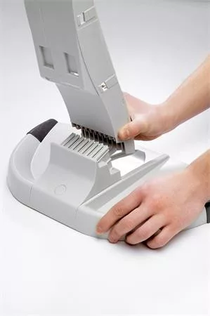 Bemutatótábla tartó bővítő készlet, asztali, A4, 10 férőhelyes, DJOIS "T-office", kék