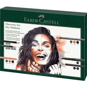   Ceruza készlet, száraz technikákhoz, FABER-CASTELL "Discovery set", 17 db-os szett