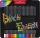Színes ceruza készlet, háromszögletű, fémdobozban, FABER-CASTELL "Black Edition",  24 különböző szín