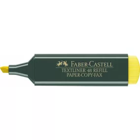   Szövegkiemelő, 1-5 mm, FABER-CASTELL, "Textliner 48", sárga