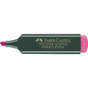   Szövegkiemelő, 1-5 mm, FABER-CASTELL, "Textliner 48", rózsaszín