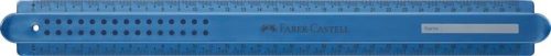 Vonalzó, műanyag, törhetetlen, 30 cm, FABER-CASTELL "Pöttyös", vegyes színek