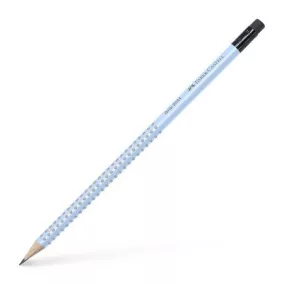   Grafitceruza radírral, B, háromszögletű, FABER-CASTELL "Grip 2001", égkék