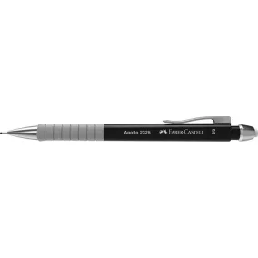   Nyomósirón, 0,5 mm, fekete tolltest, FABER-CASTELL "Apollo 2325"