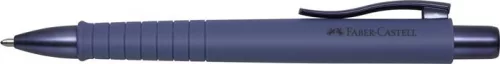 Golyóstoll, 1 mm, XB, nyomógombos tolltest, kék alkonyat tolltest, FABER-CASTELL "Poly Ball Urban", kék