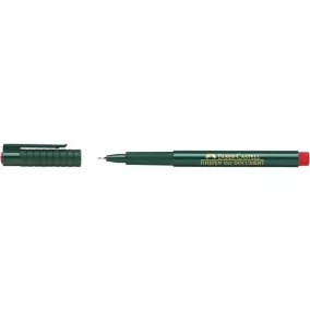   Tűfilc, 0,4 mm, FABER-CASTELL "Finepen 1511", piros