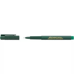   Tűfilc, 0,4 mm, FABER-CASTELL "Finepen 1511", zöld