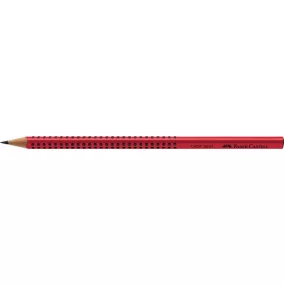   Grafitceruza, B, háromszögletű, FABER-CASTELL "Grip 2001", piros