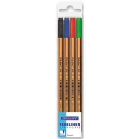   Tűfilc készlet, 0,4 mm, GRANIT "C970", 4 különböző szín