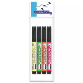  Szövegkiemelő készlet, 1-4 mm, GRANIT "Piccolo M210", 4 különböző szín