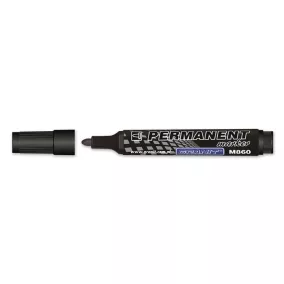   Alkoholos marker, 3-4 mm, kúpos, GRANIT "M860", fekete