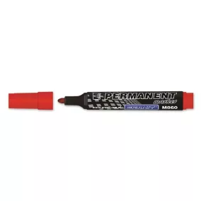   Alkoholos marker, 3-4 mm, kúpos, GRANIT "M860", piros