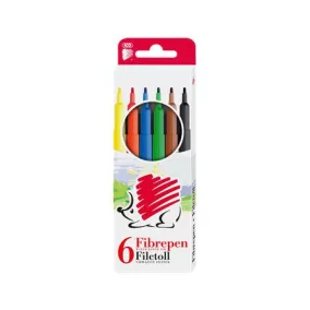   Filctoll készlet, 1 mm, ICO "Süni 300", 6 különböző szín